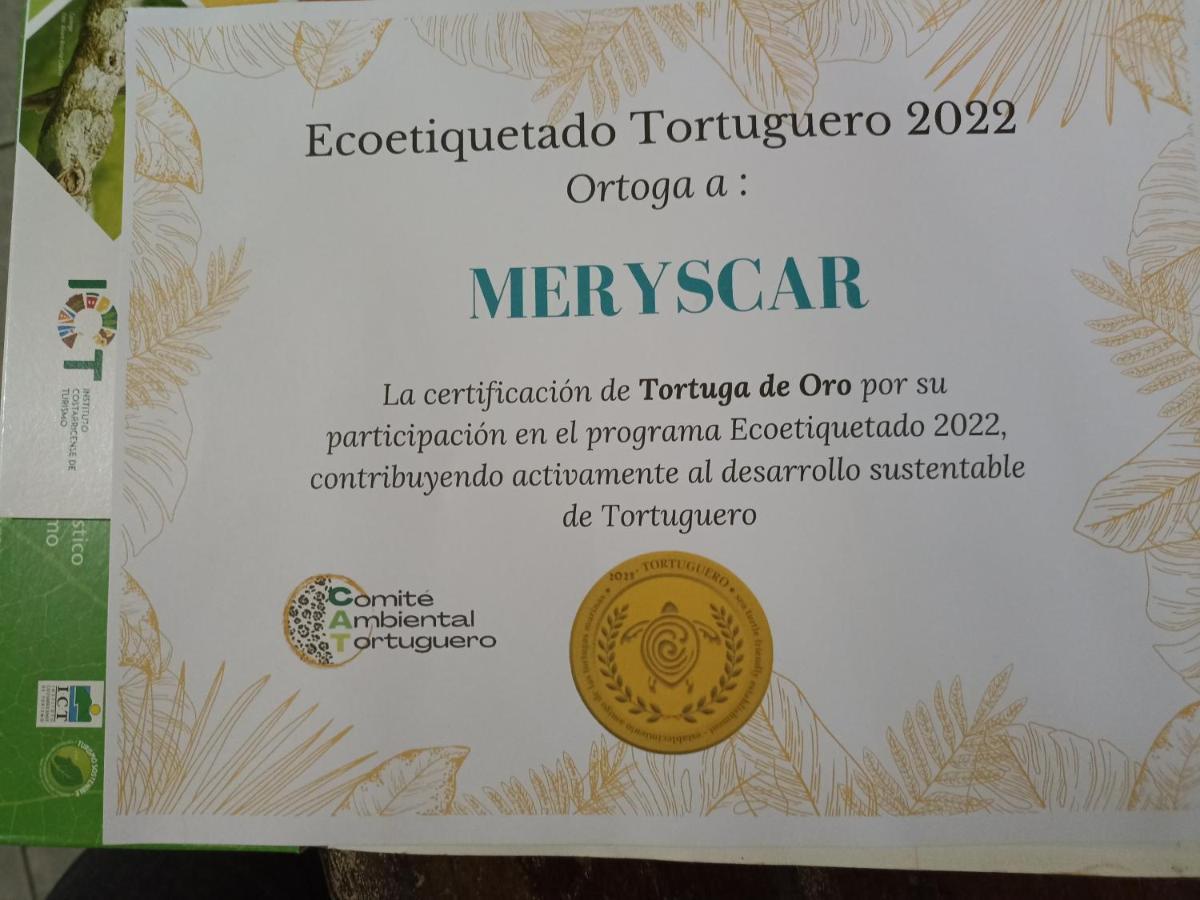 Hospedaje Meryscar Tortuguero Exterior photo